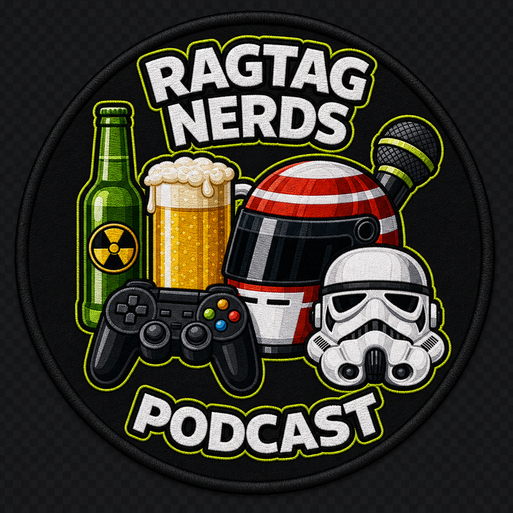 RagTag Nerds black merch badge preview